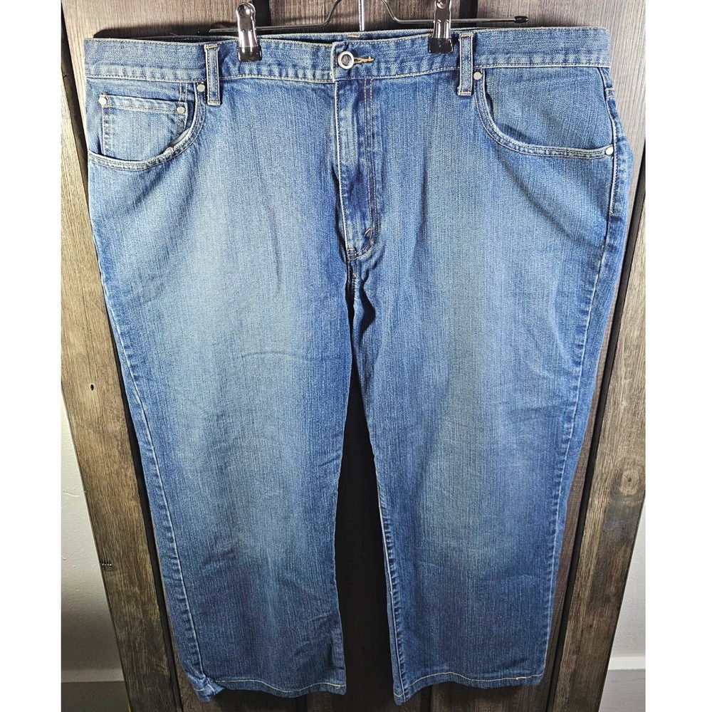 MICHAEL Michael Kors Mens Jeans Straight Leg Blue Cotton Size 42x30